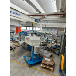 Giostra serigrafica automatica usata SCHENK Spider – 6 colori – 14 piani – formato 60 × 45 cm